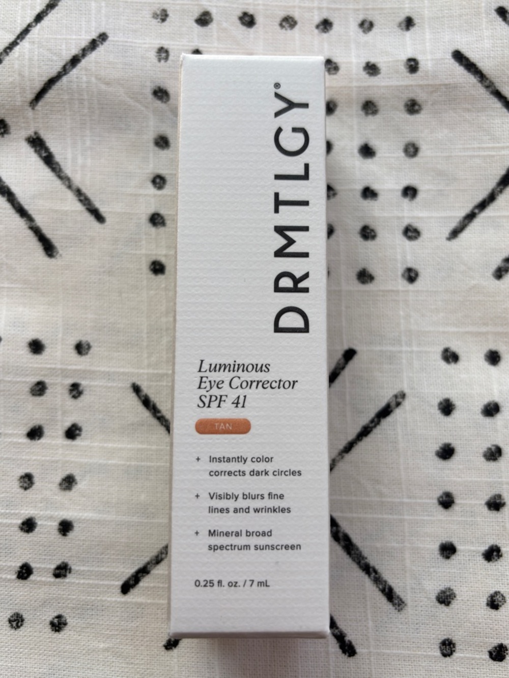 DRMTLGY Luminous Eye Corrector SPF 41 - Tan (New + Unopened)